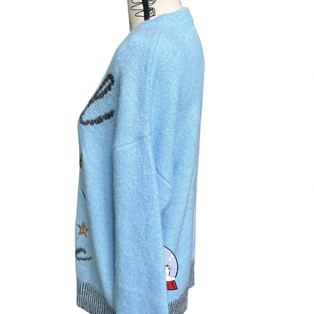 Vigoss Blue Christmas Sweater
